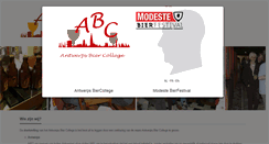 Desktop Screenshot of antwerpsbiercollege.be